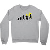 goku evolution (black) Crewneck Sweatshirt
