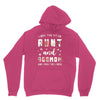 i have two titles aunt and dogmom and i rock them both with roses Unisex Hoodie
