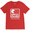 partly cloudy 100% getting wasted gift drugs drinking pissed bong fuun V-Neck Tee