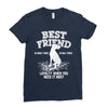 Best Friend Great Dane Ladies Fitted T-Shirt