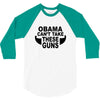 obama guns 3/4 Sleeve Shirt