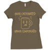over caffeinated (2) Ladies Fitted T-Shirt