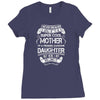 Super Cool Mother Of A Freaking Awesome Daughter Ladies Fitted T-Shirt