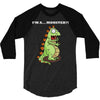 oh no monster 3/4 Sleeve Shirt