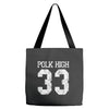 polk high Tote Bags