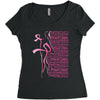 breast cancer Women's Triblend Scoop T-shirt