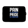 pain is temporary pride is forever Laptop sleeve