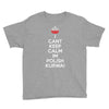 i can't keep calm i'm polish kurwa poland Youth Tee