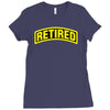 retired Ladies Fitted T-Shirt