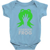 the green frog Baby Bodysuit