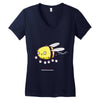 buzzin' Women's V-Neck T-Shirt