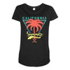 California Summer Maternity Scoop Neck T-shirt
