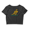 wallabies gold logo Crop Top