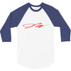 jake paul signature red 3/4 Sleeve Shirt