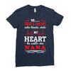 There's This Boy Who Stole My Heart He Calls Me Nana Ladies Fitted T-Shirt