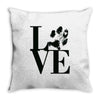 LOVE MY DOG Throw Pillow