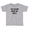 The Ocean Made Me Salty Toddler T-shirt