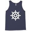 steering wheel sail boat funny Tank Top