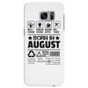 Born In August Samsung Galaxy S7 Edge