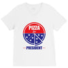 pizza for prez V-Neck Tee