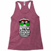get a job, grouch! Racerback Tank