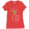 green thumb Ladies Fitted T-Shirt