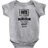 go to a place you have never been Baby Bodysuit