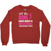 all this girl care about is volleyball Crewneck Sweatshirt
