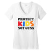protect kids not guns Women's V-Neck T-Shirt