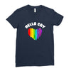 Hella Gay Ladies Fitted T-Shirt