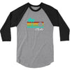 cabo san lucas distressed 3/4 Sleeve Shirt