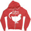 chiken butt Zipper Hoodie