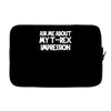 childrens ask me about my t rex flip Laptop sleeve