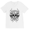skull viking V-Neck Tee