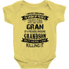 Super Cool Gran Of A Freaking Awesome Grandson Baby Onesie