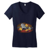 cheddar power Women's V-Neck T-Shirt