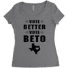 vote beto Women's Triblend Scoop T-shirt