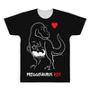 pregnant rex white and red color All Over Men's T-shirt
