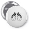 mickey gun Pin-back button