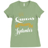 queens are born in september Ladies Fitted T-Shirt