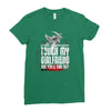 Life After Death Touch My Girlfriend And Find Out Ladies Fitted T-Shirt