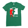 hot stuff batle royal gaming Ladies Fitted T-Shirt