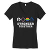Stronger Together Women's V-Neck T-Shirt