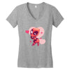KISS ME PLEASE Women's V-Neck T-Shirt