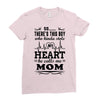 There's This Boy Who Stole My Heart He Calls Me Mom Ladies Fitted T-Shirt