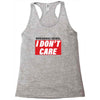 Breaking News i Don't Care Racerback Tank
