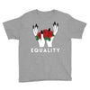 equality white Youth Tee