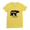 mommy bear Ladies Fitted T-Shirt
