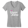 queen libra Women's V-Neck T-Shirt