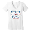 The Human Fund Money For People Women's V-Neck T-Shirt